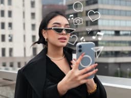 Example creator profile on a link-in-bio page